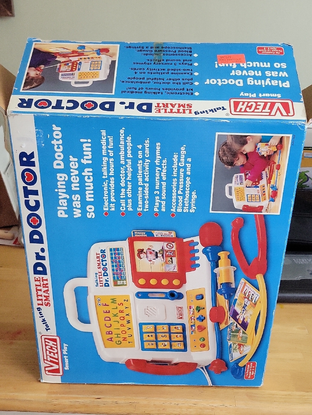 Little Smart Dr. Doctor Kids Toy - Blue/Red